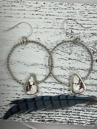 Image 2 of Wild Horse Jasper Hoops