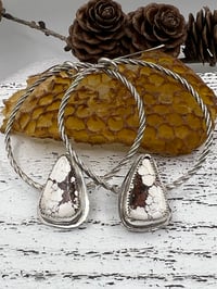 Image 1 of Wild Horse Jasper Hoops