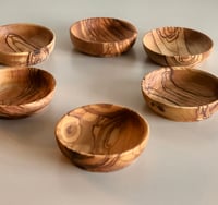 Olive wood trinket dishes 