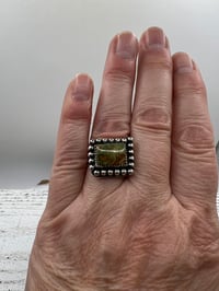 Image 3 of Adjustable Royston Turquoise Ring