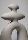 Grey Abstract Ceramic Sculpture (Code 205)