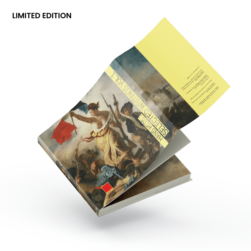 Hans Hess: Selected Writings Vol.1