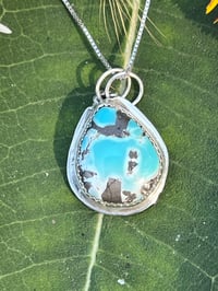 Image 1 of Lovely Blue Moon Turquoise Pendant 