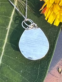Image 4 of Lovely Blue Moon Turquoise Pendant 
