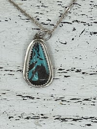 Image 3 of Blue Moon Turquoise Pendant