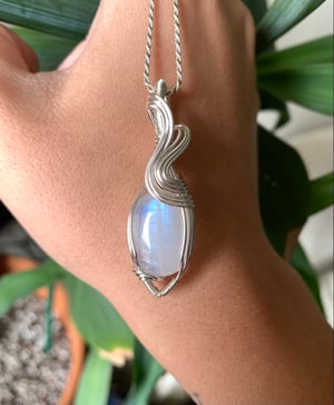 RainbowMoonstone Pendant