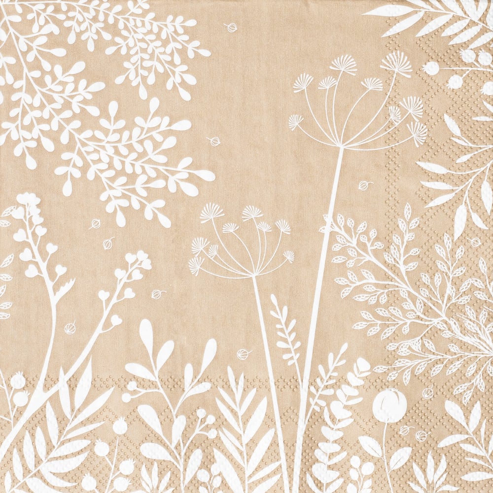 Image of Serviette de Table Papier: Jardin des merveilles