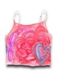 Image 2 of piece of my heart tank / size xs