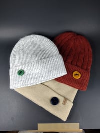 Image 1 of Button beanies 