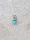 Charms pépite Howlite turquoise