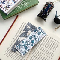 Image 5 of Polar bear and starry sky double sided bookmark