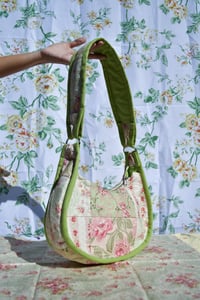 Image 1 of Shojo Princess Patch Bag (Green+ Roses)