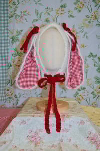 Image 2 of "Cute as a Button" Bunny Hood