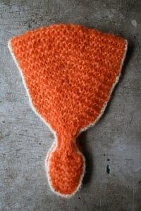 Orange Keyhole Scarf