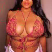 Image 1 of Watermelon Beaded SeaLuxe Bikini Top 