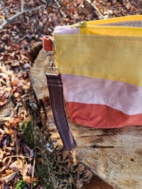 Image 3 of Warm Sunset Linen Clutch Purse