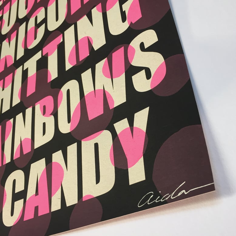 Image of Shitting Unicorn {Various-Silver Holographic/Pop Spots}