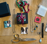 Image 22 of chunky turquoise and gemstone charm bracelet