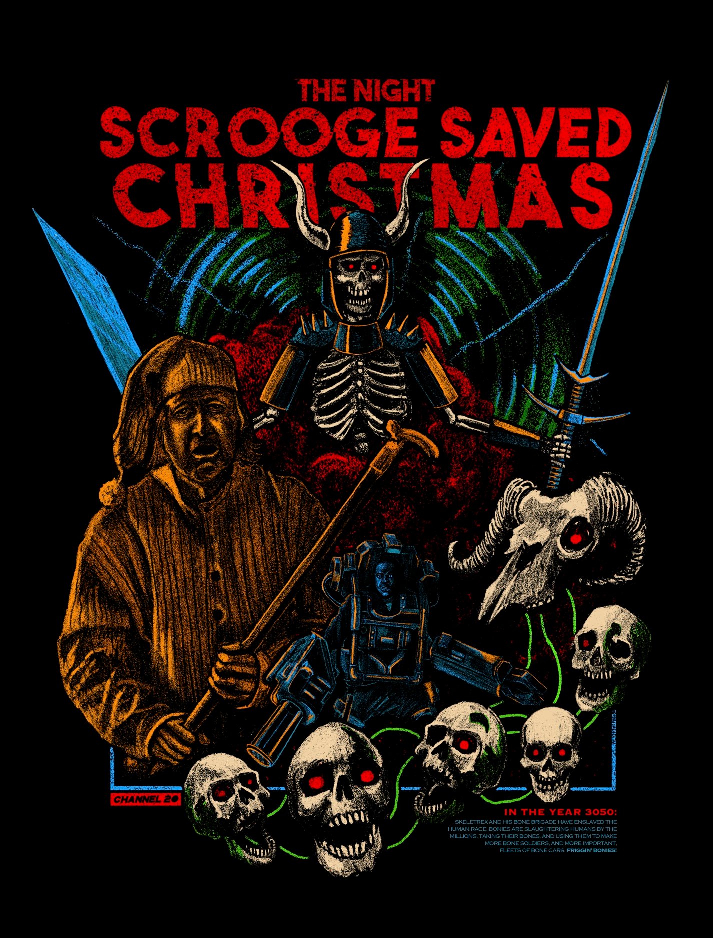 Image of Christmas in the year 3050 Print