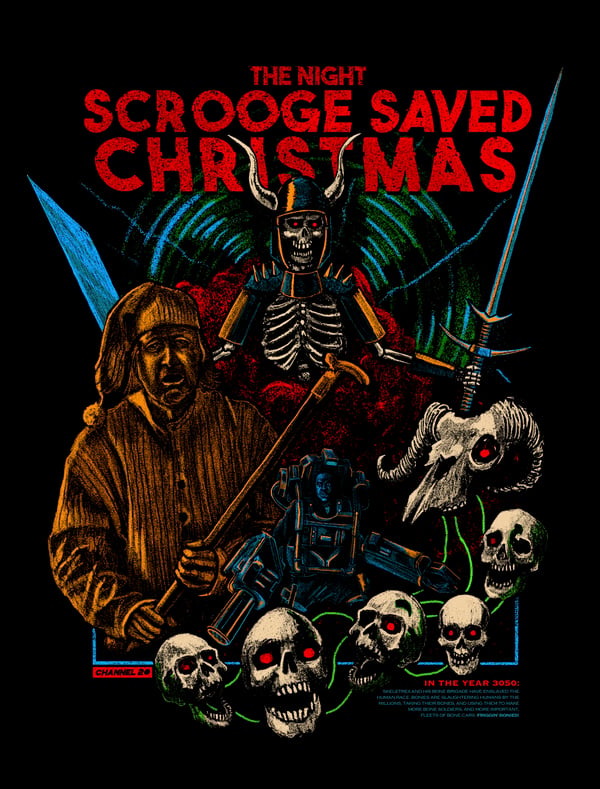 Image of Christmas in the year 3050 Print