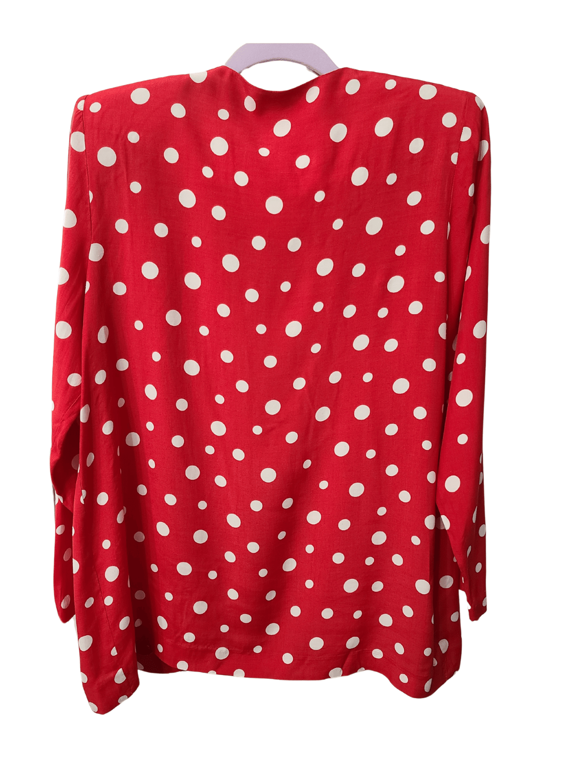 Image of Red & White Polkadot Blazer