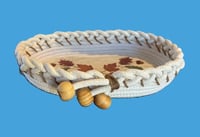 Image 1 of Handmade rope oval with braid