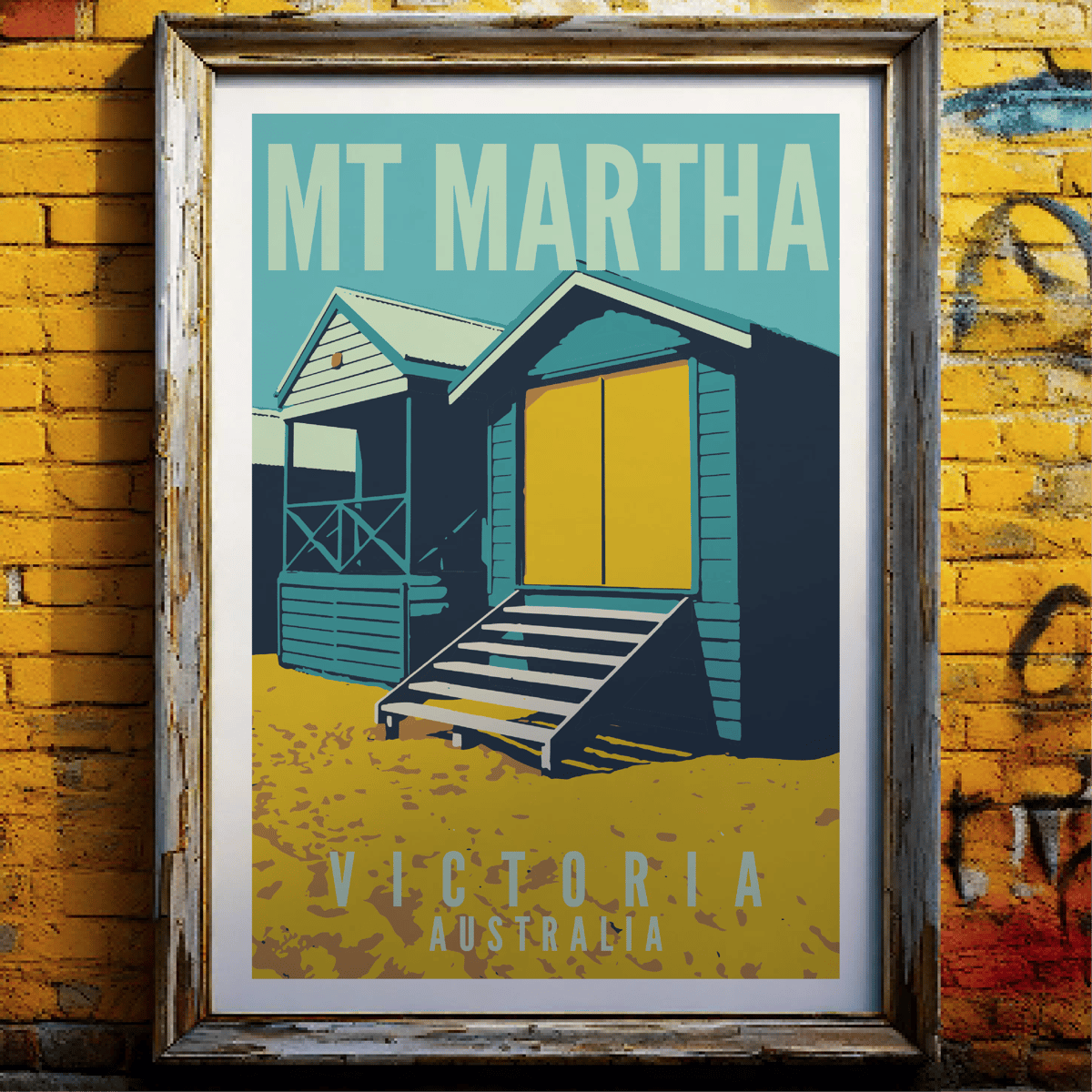 Mount martha beach poster print relic design hardware co 