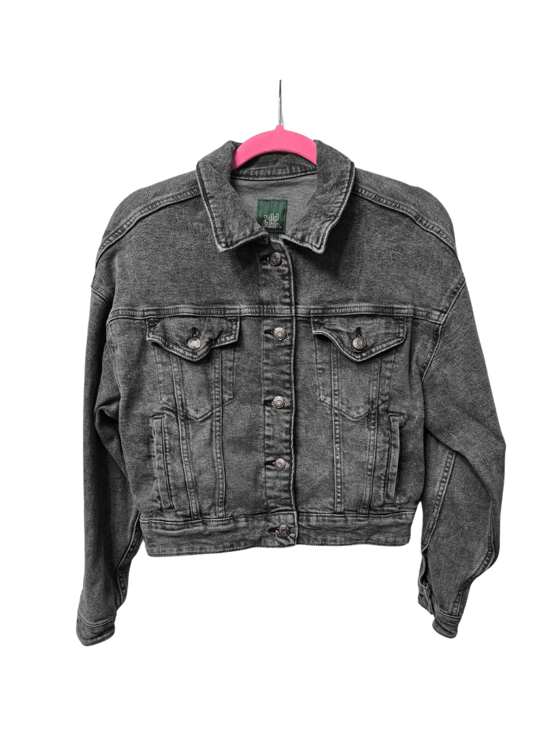 Image of Size Small Grey Denim Jacket