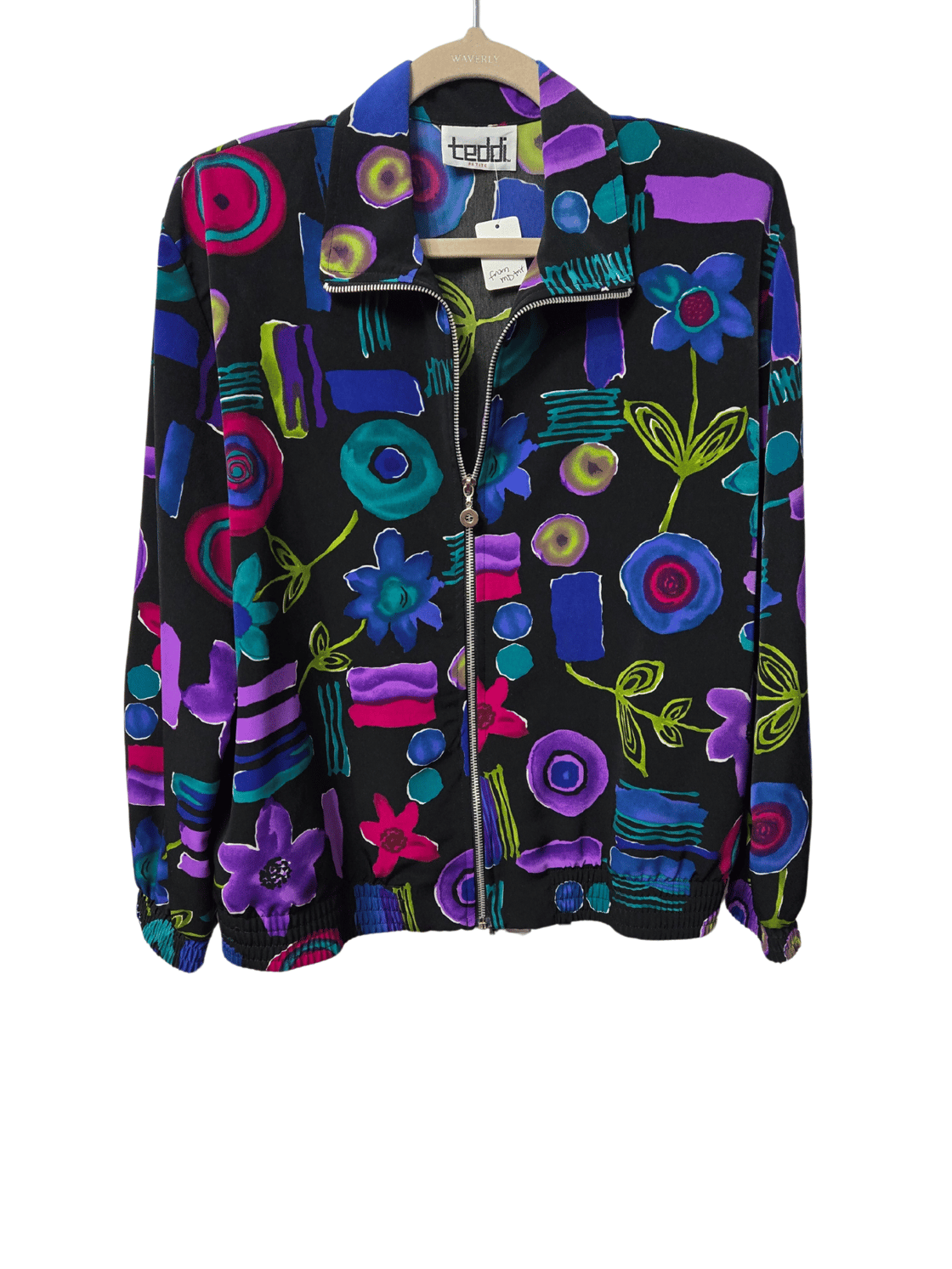 Image of Teddi Colorful Zip Jacket