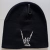 Skeleton horns beanie