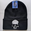 Black Skull Beanie