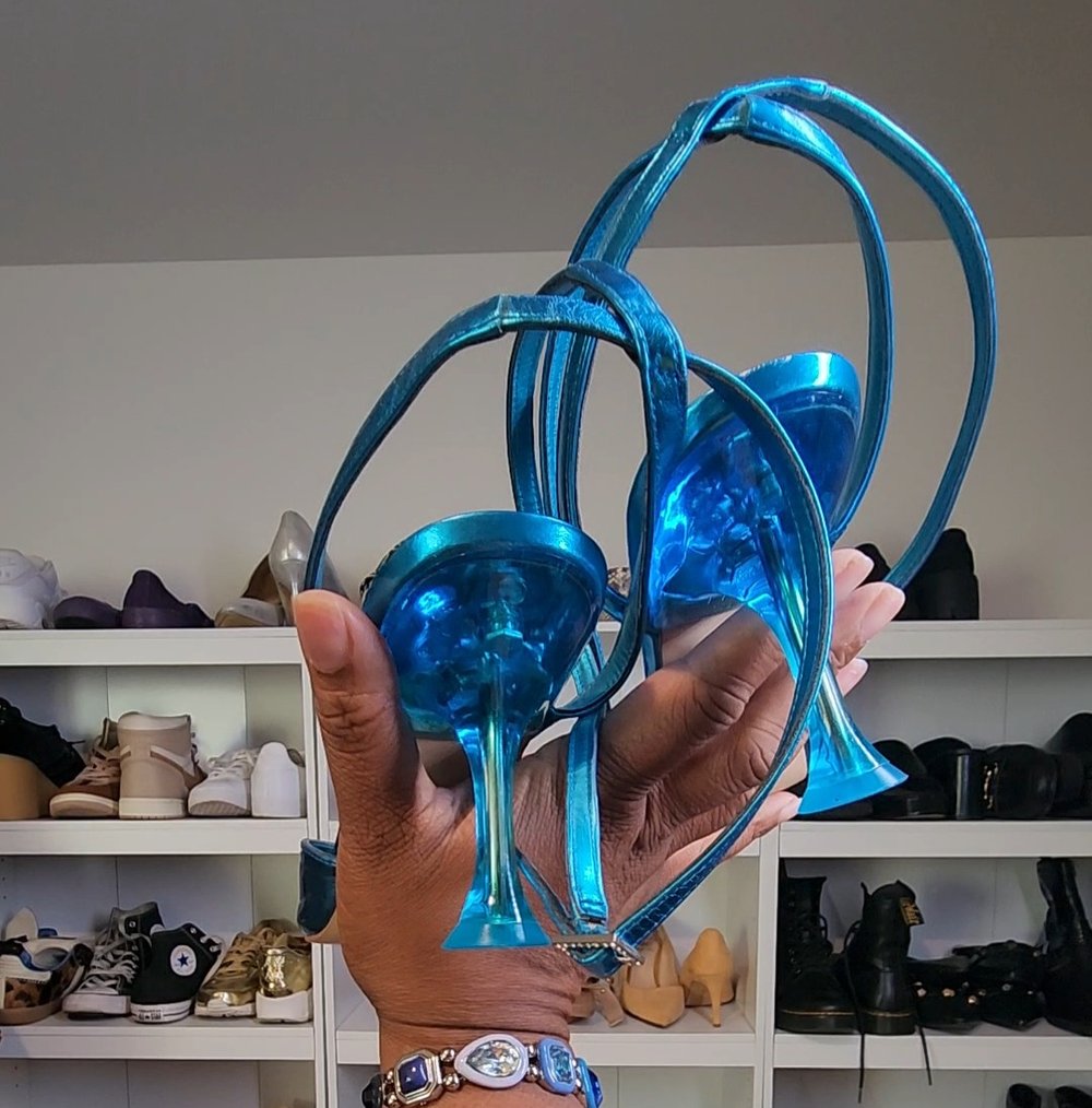 Image of Nine West Lucite Heel / Women's 12