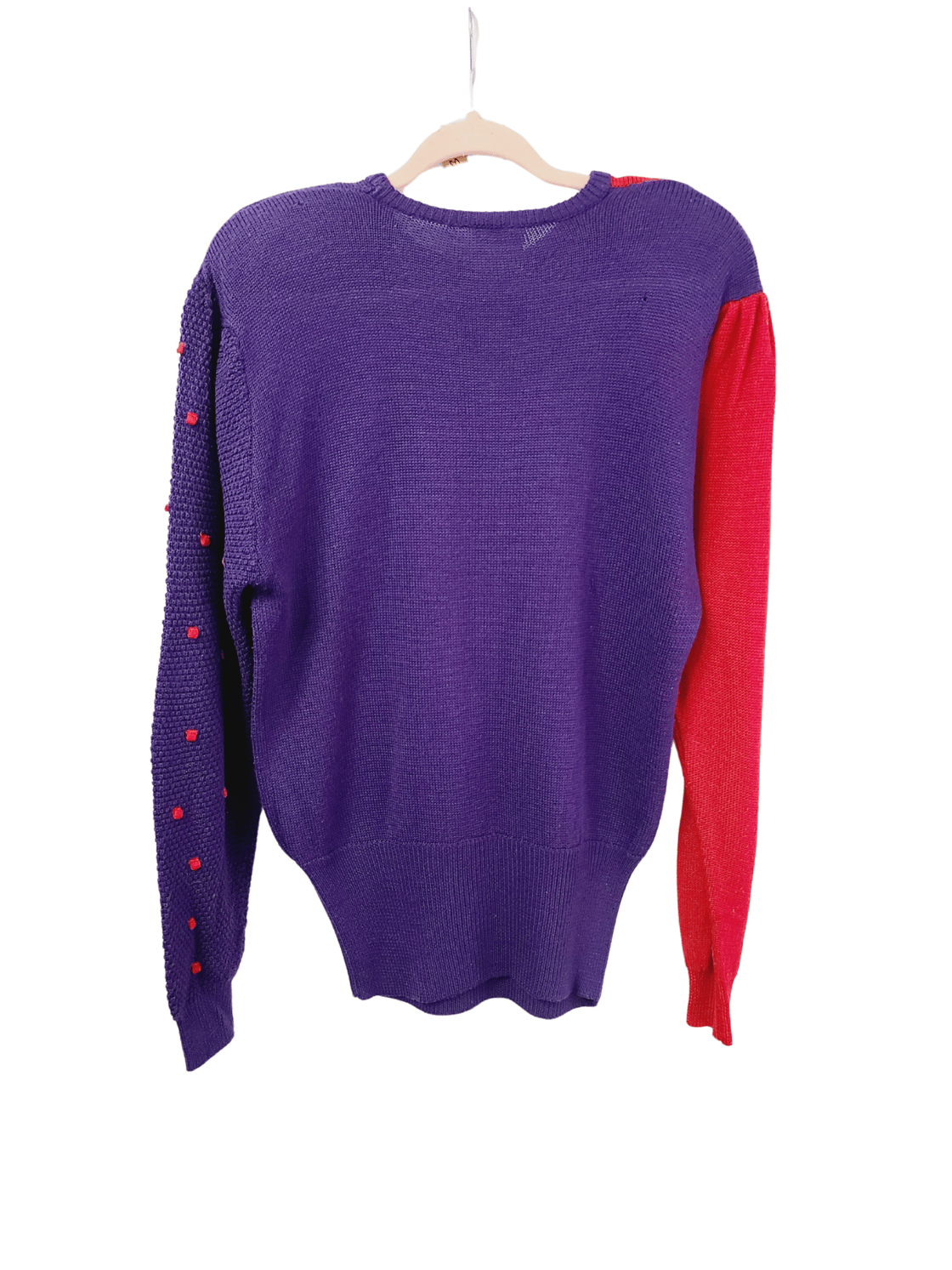 Image of Vintage Purple & Red Sweater