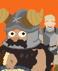 Senshi and Laios print