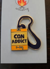 Con Addict Enamel Pin