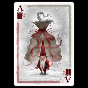 Creepy Christmas 'Regular Sized' Playing Cards.