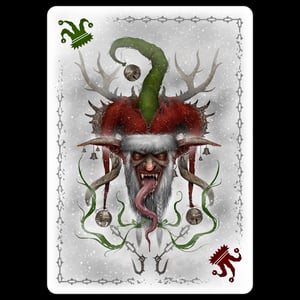 Creepy Christmas 'Regular Sized' Playing Cards.