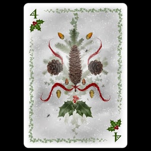 Creepy Christmas 'Regular Sized' Playing Cards.