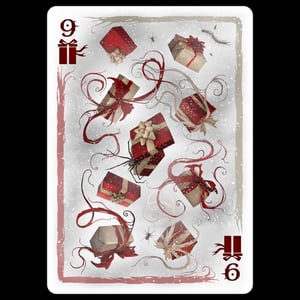 Creepy Christmas 'Regular Sized' Playing Cards.