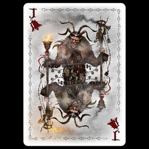 Creepy Christmas 'Regular Sized' Playing Cards.