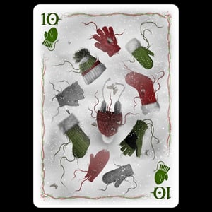 Creepy Christmas 'Regular Sized' Playing Cards.