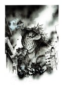 Image of Godzilla 70th Anniversary original art