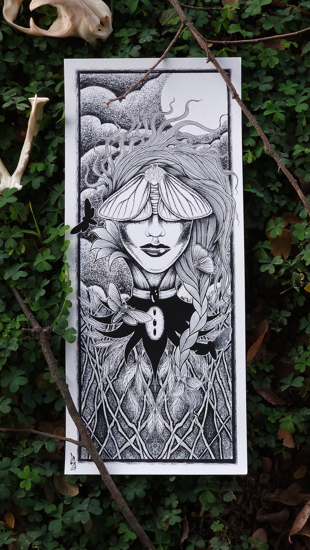 Image of "Moth Queen" Print