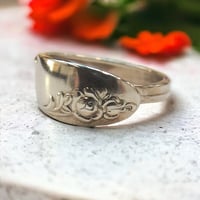 Image 1 of Vintage Sterling Silver Alvin Rosecrest spoon ring