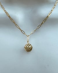 Image 1 of Water Polo Ball Charm Necklace 