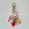 pink strawberry cake milk charm