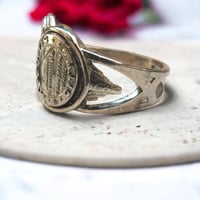 Image 2 of Vintage Atlantic City Sterling Silver Spoon ring