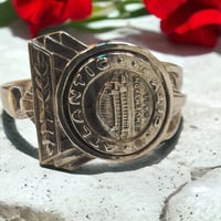 Image 1 of Vintage Atlantic City Sterling Silver Spoon ring