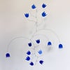 Blue Flora Kinetic Mobile