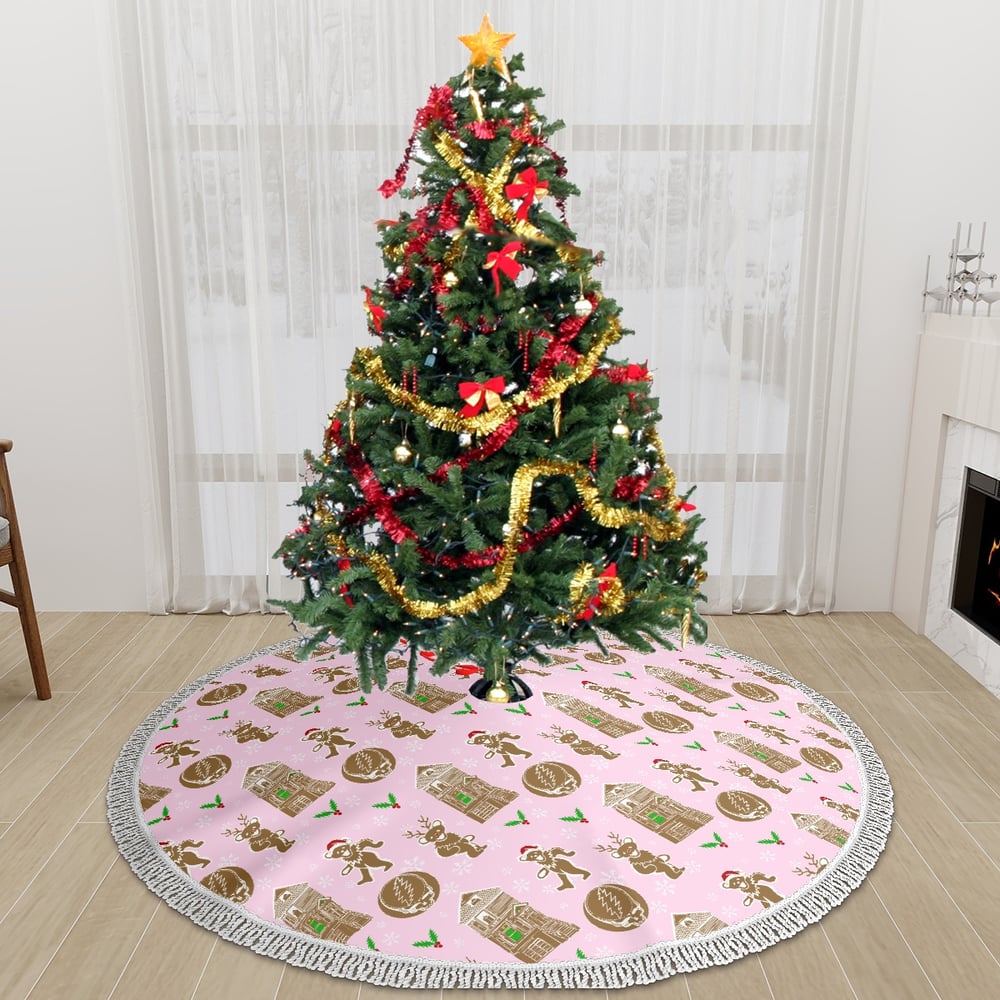 Image of “How sweet it is” Gingerdead cookie Tree Skirt